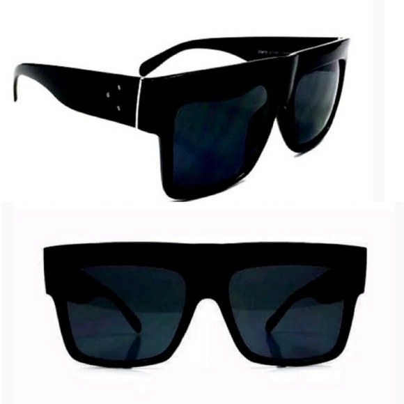 HP ||🌟NEW! Black Flat Top Oversized Square Sunnies "Best Seller" 1 left! - Picture 8 of 8